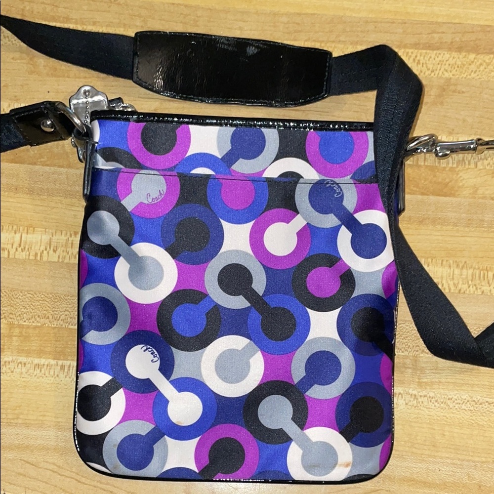 Coach Multicolor Circle Pattern Bag - image 3